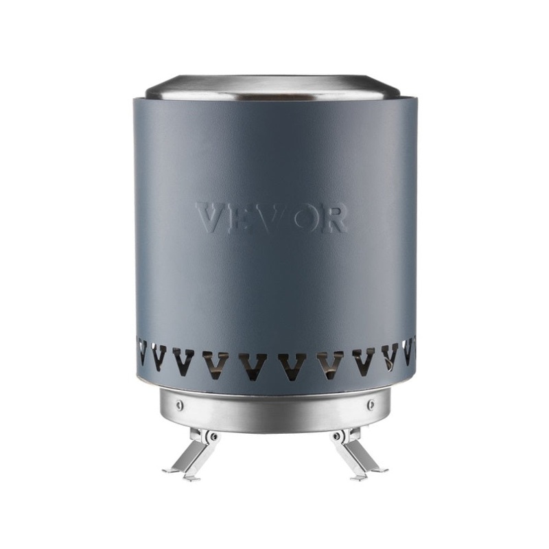VEVOR Tabletop Fire Pit 6 inch Stainless Steel Fireplace Indoor Outdoor Blue V952-ZMSHKJSLSYZTFSMF3V0