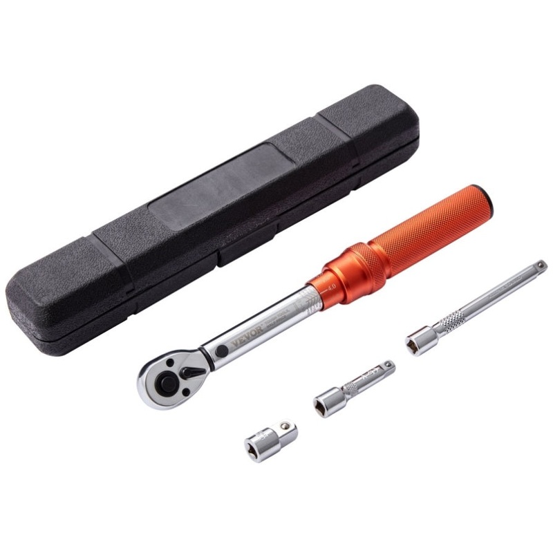 VEVOR Torque Wrench Adjustable Torque Wrench 1/4 Drive 20-200in.lb/2.3-23Nm V952-DJSNLBSKDSSZN4391V0