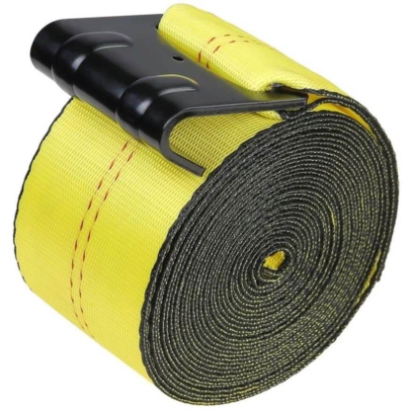 VEVOR Winch Straps, 10.2 cm x 12.2 m, 2.7T Load Capacity, 8.2T Break Strength, Truck Straps with V952-PGJPDHS4INCH4XSZKV0