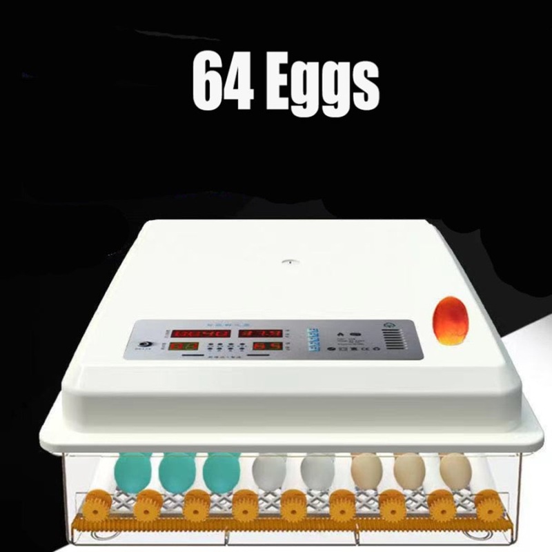 64 Egg Incubator Fully Automatic Digital Thermostat Chicken Eggs Poultry V201-EGG0264WH8AU