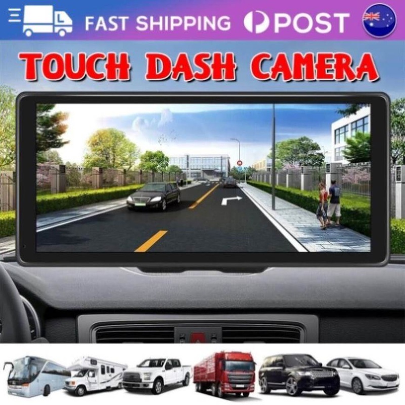 10.26 4K Dash Cam Car Stereo For Apple Carplay & Android Auto GPS Rear Camera V201-W12929584