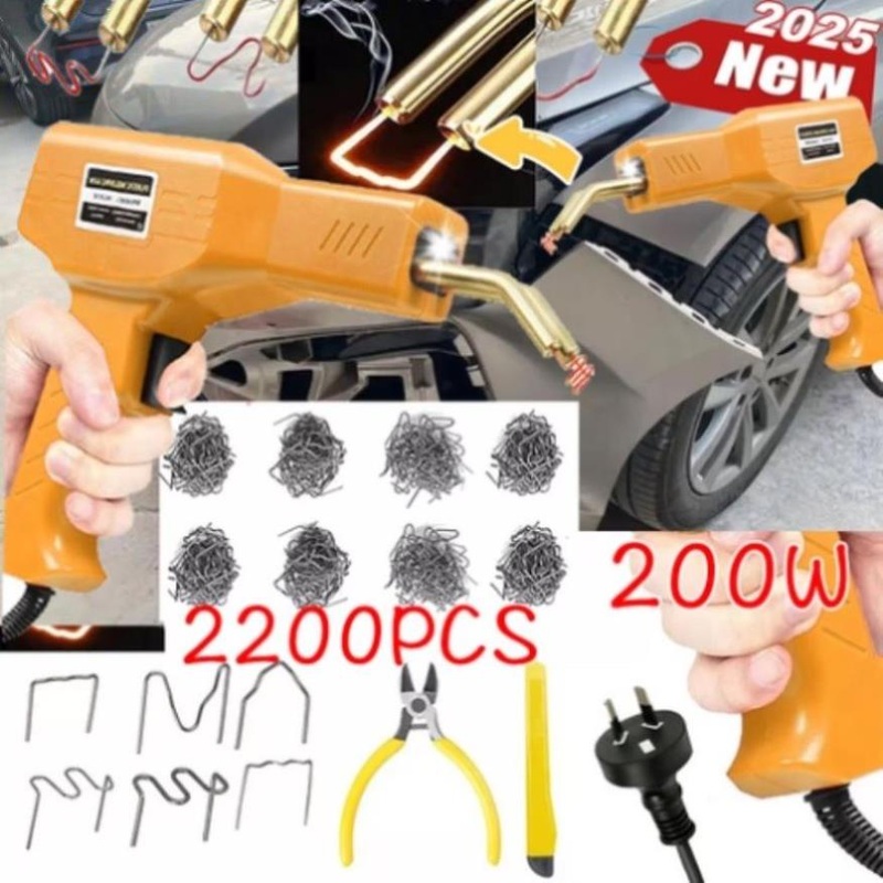 200W Plastic Welder Garage Tool Hot Staplers Cracke Bumper Repair Weld Machine V201-FDZ0067YL8AU