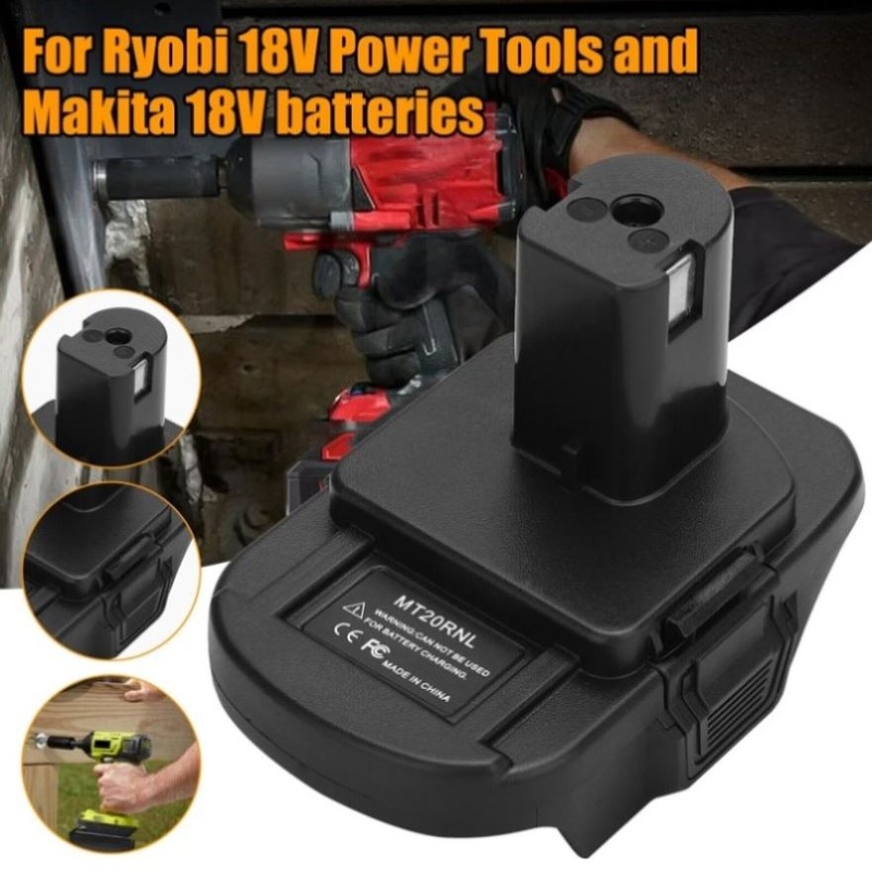 Battery Adapter MT20RNL for Makita Li-ion Batteries Convert to Ryobi 18V Tools V201-W12513631