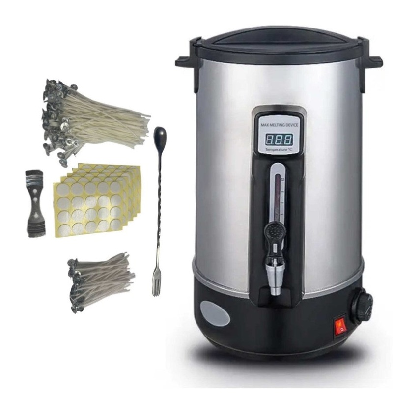 10L Candle Wax Heater With Tap And Accessories – Candle Making Melter Pot V238-SUPDZ-40076522651728