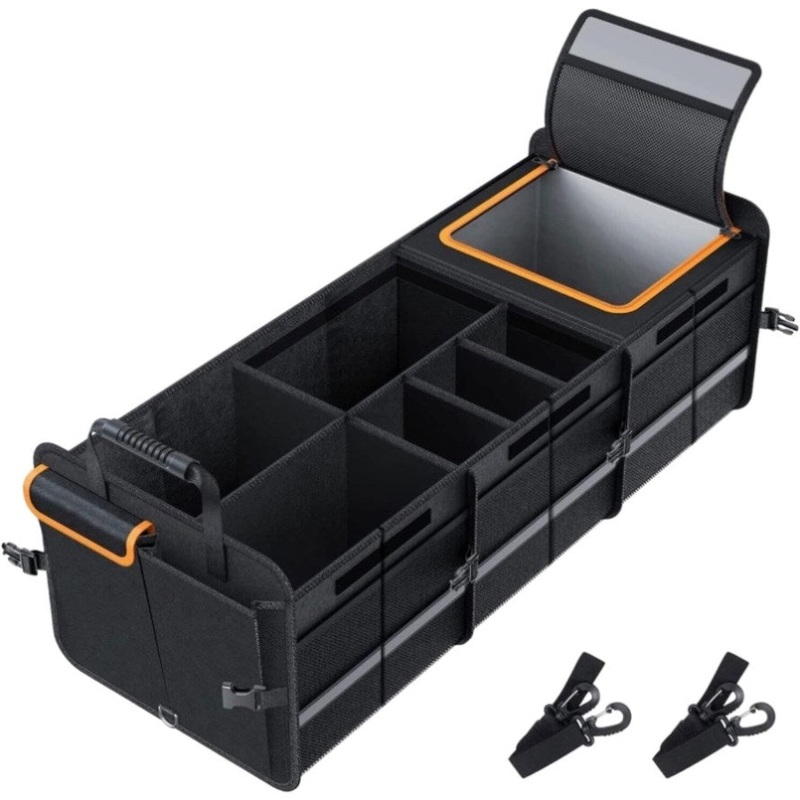 Car Boot Organiser With Cooler – Collapsible Storage Box For Trunk V238-SUPDZ-40802567520336