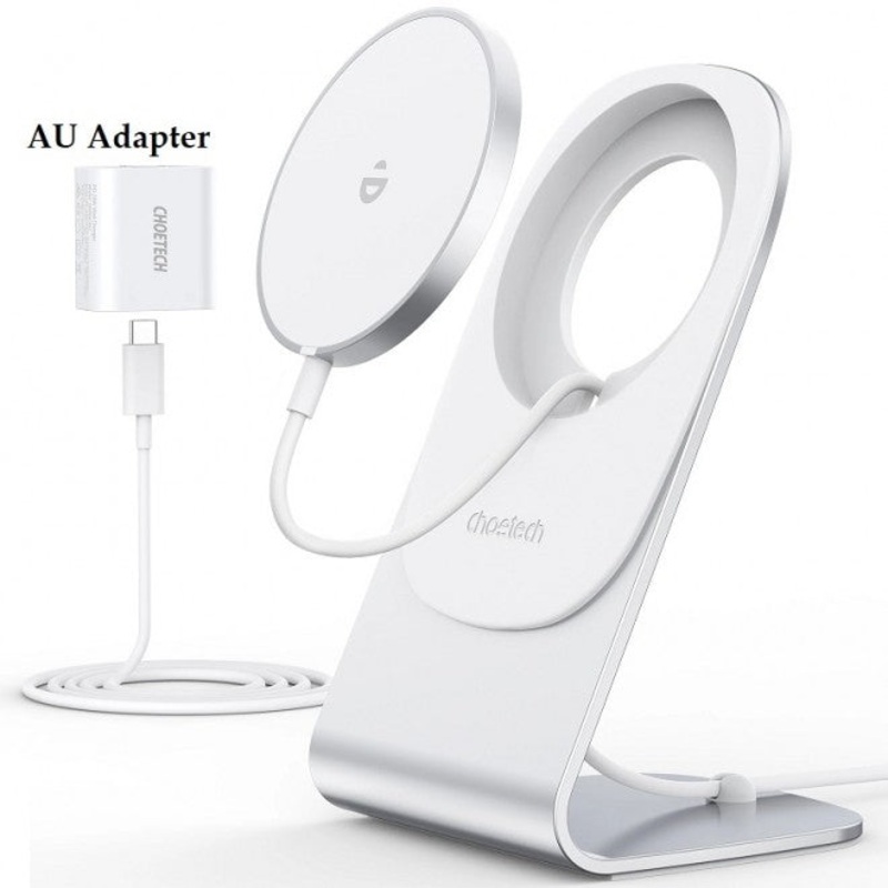 CHOETECH MA00117-SL MagLeap Magnetic Wireless Charger with Stand and AC Adapter V28-ELECHOMA00117SL