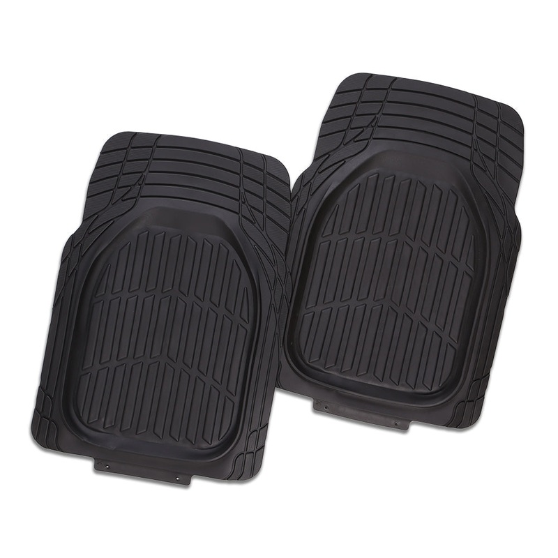 CMT Car Mats TUFF 2 Piece Rubber Black V121-CMT2TUF04