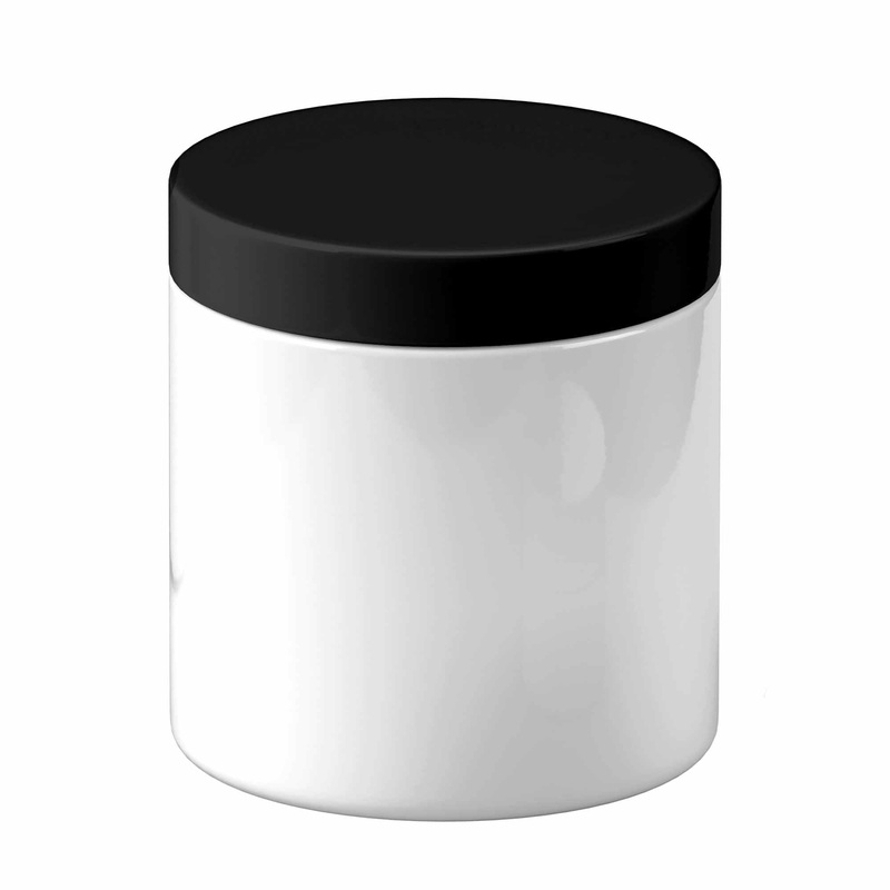 50x 200g Plastic Cosmetic Jar + Lids – Empty White Cream Container V238-SUPDZ-40113175396432