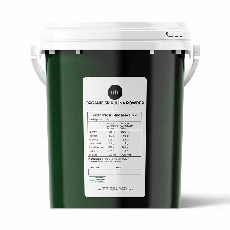 700g Organic Spirulina Powder Tub Bucket – Supplement Arthrospira Platensis Food V238-SUPDZ-39785507815504