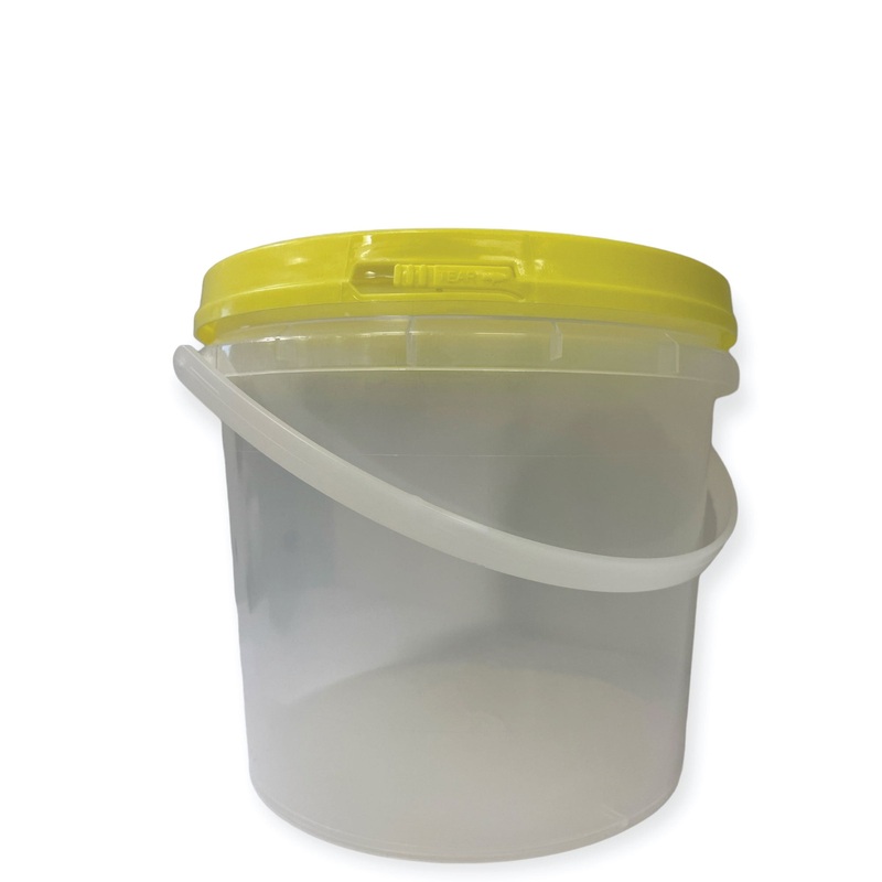 Bulk 10 x 2.2L Honey Bucket with Lid – 3Kg Clear Tamper Proof Plastic Tub V238-SUPDZ-40761495519312