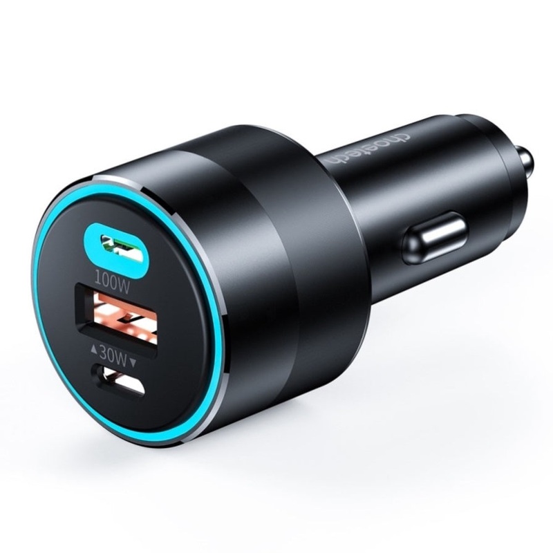 CHOETECH TC0011 130W 3 Ports Fast Car Charger V28-ELECHOTC0011
