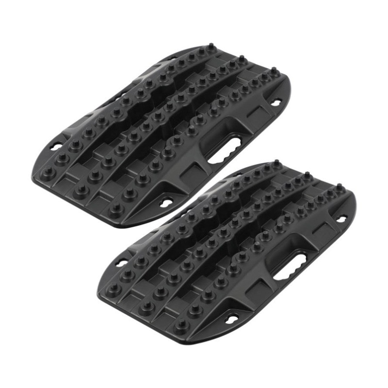 X-BULL Mini Recovery Tracks Traction Boards Sand Mud Snow 4WD 4×4 Vehicle 1 Pair Black V211-AU-SR001