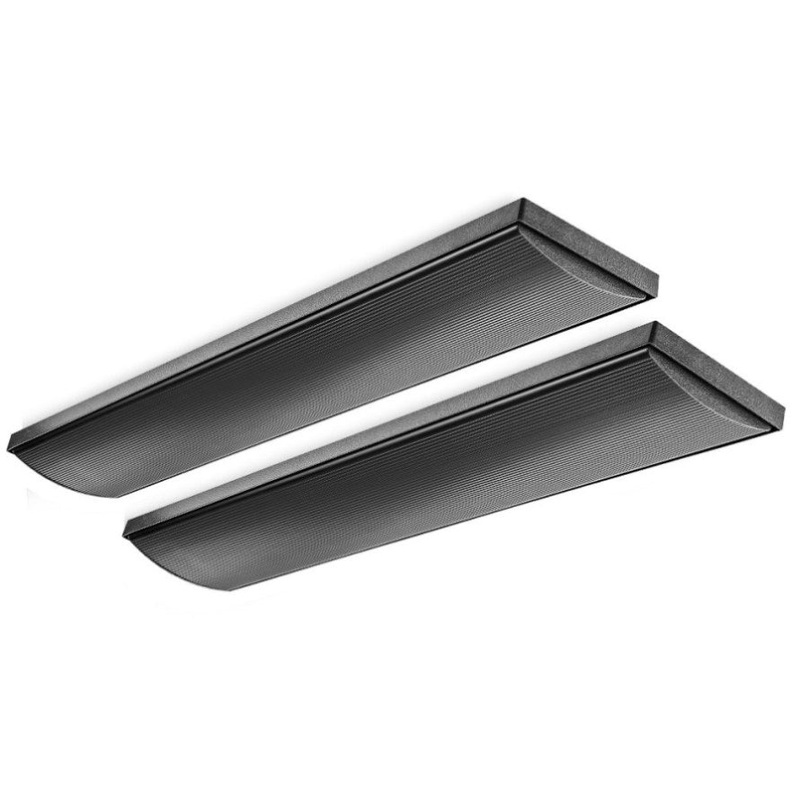 2 x BIO 2400W Outdoor Strip Heater, Radiant Electric Slimline Heat Bar Panel, 10A Plug V219-HEABARBIOAW32-X2