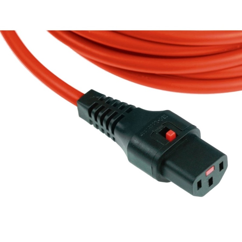 2m Lockable IEC C13 to IEC C14 Cable 011.180.2103