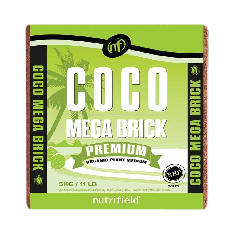 5Kg Coco Mega Brick Premium Coir Peat Organic Plant Growth Medium 55L Nutrifield V238-SUPDZ-31986148180048
