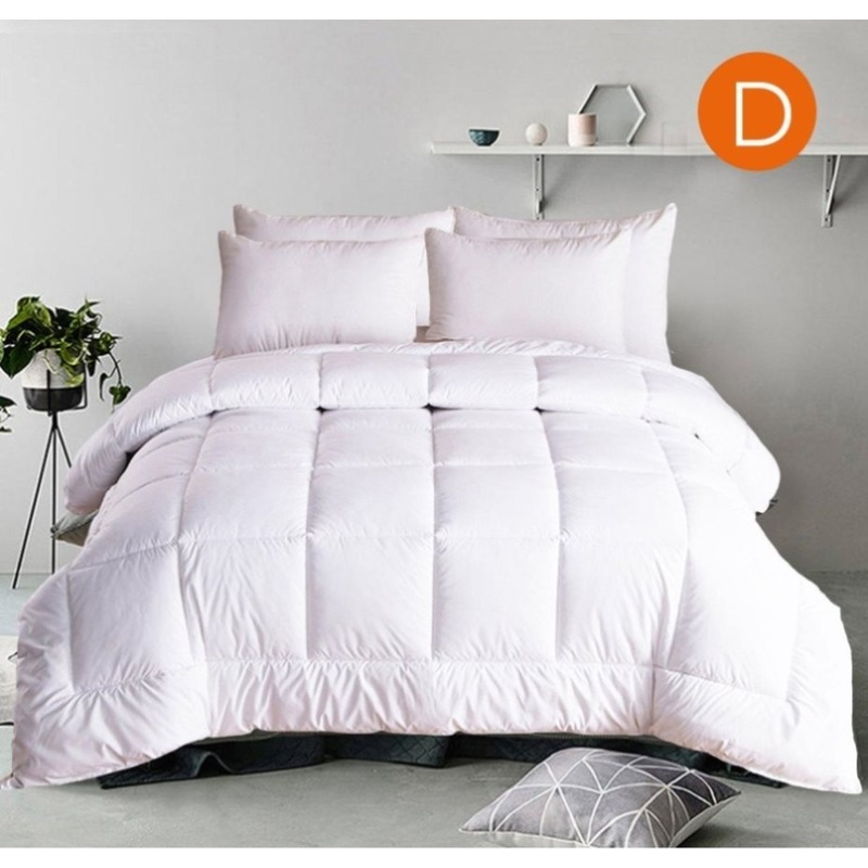 down alternative quilt doona 500gsm king V517-MFQ400-K