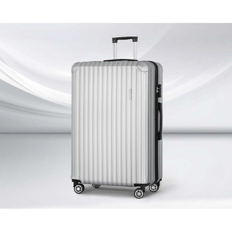 Wanderlite 28-inch Luggage Set with TSA LockABS Hard Shell Travel Suitcase Organiser Luggage Case LUG-ABS-VG-28-LG
