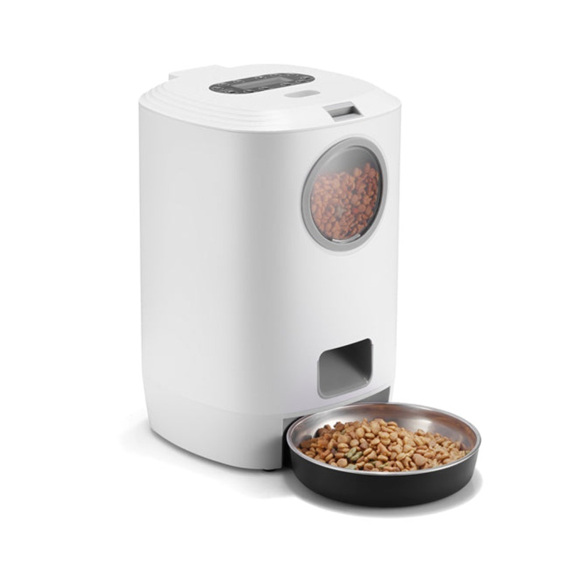 YES4PETS 4.5L Visible Automatic Digital Pet Dog Cat Feeder Food Bowl Dispenser V278-PF-122-FEEDER