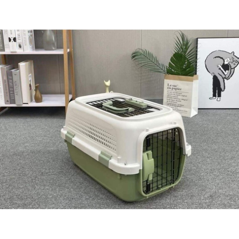 YES4PETS Small Dog Cat Rabbit Crate Pet Kitten Carrier Parrot Cage Green V278-BH-1-S-SKYLIGHT-GREEN