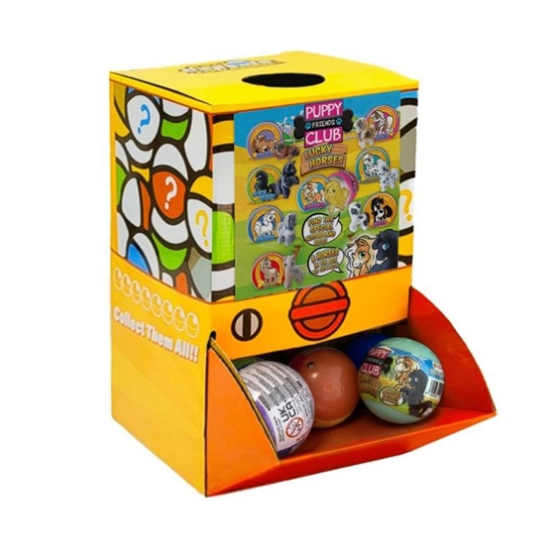 40X Puppy Club Lucky Horses Toy Capsules 50mm Collectible Gacha in Display Box V274-TOY-KN-IGT-HORSEPC-50