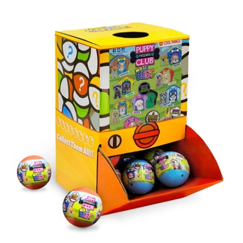 40X Puppy Club The Best Home Toy Capsules 50mm Collectible Gacha in Display Box V274-TOY-KN-IGT-PUPHOME-50