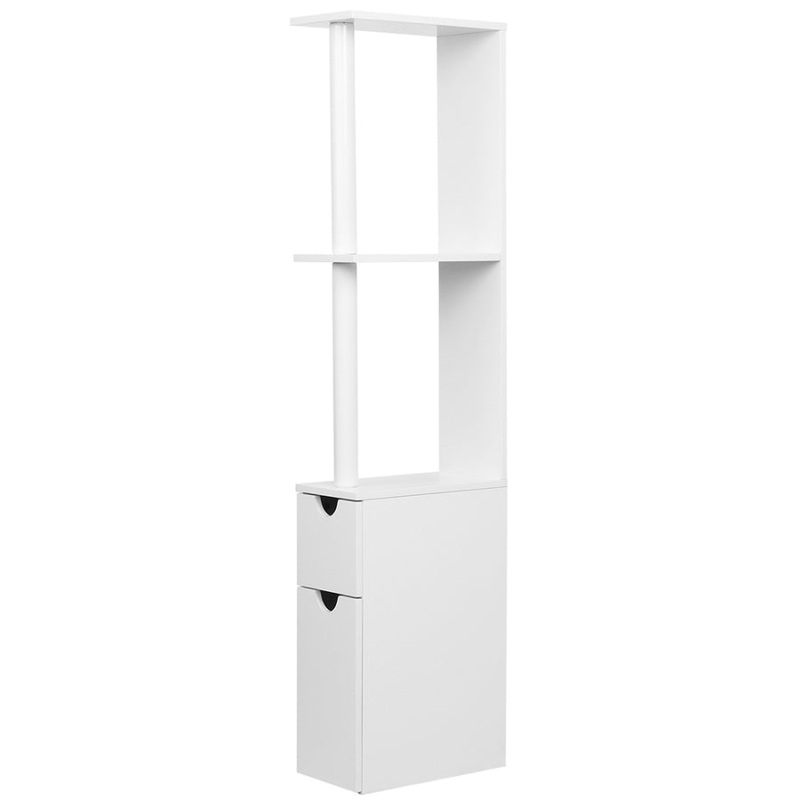 Artiss Bathroom Cabinet Storage 118cm Shelf White FURNI-C-SAVE-118-WH