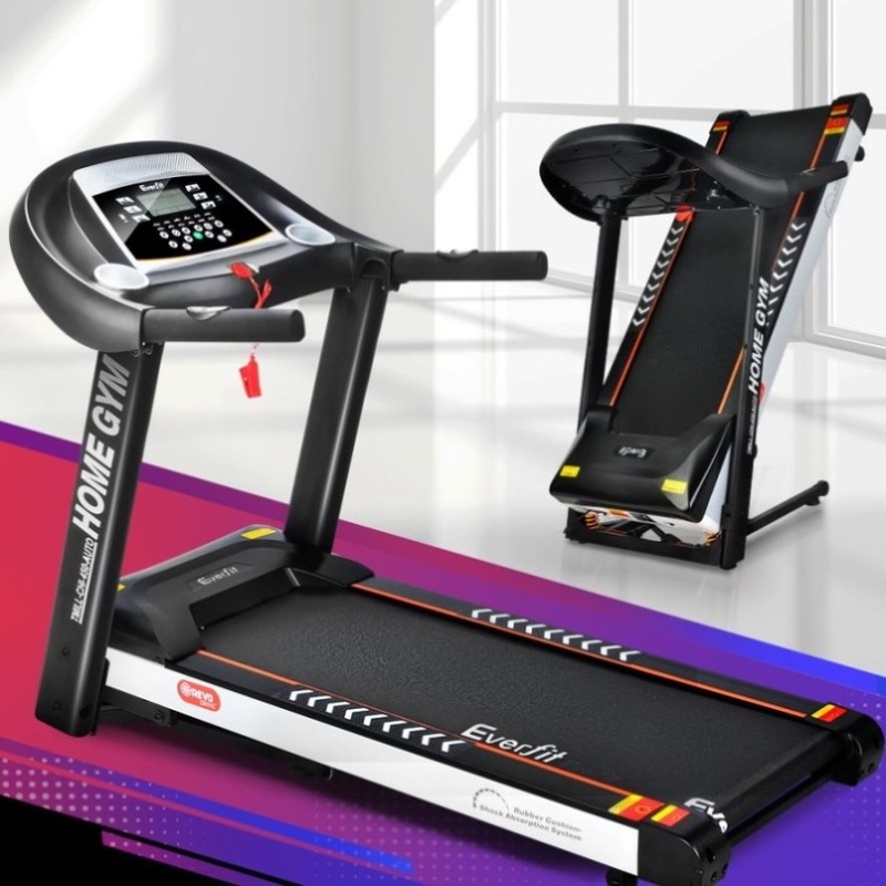 Everfit Treadmill Electric Auto Incline Home Gym Fitness Exercise Machine 450mm TMILL-CHI-450-AUTO