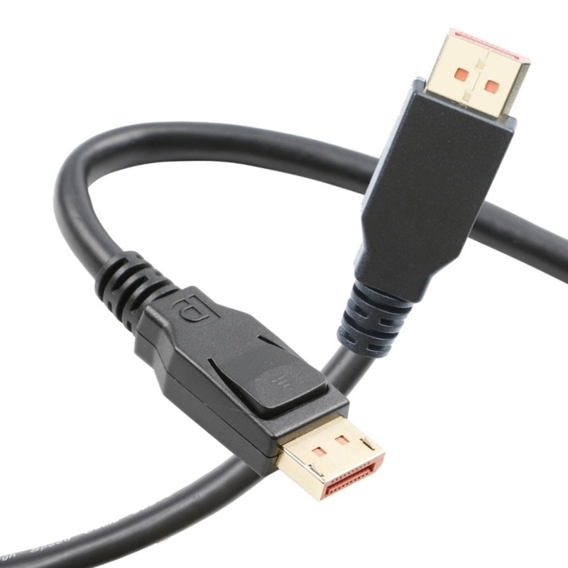1.5m DisplayPort v1.4 Cable Male to Male | 8K @60Hz Black 022.002.0232