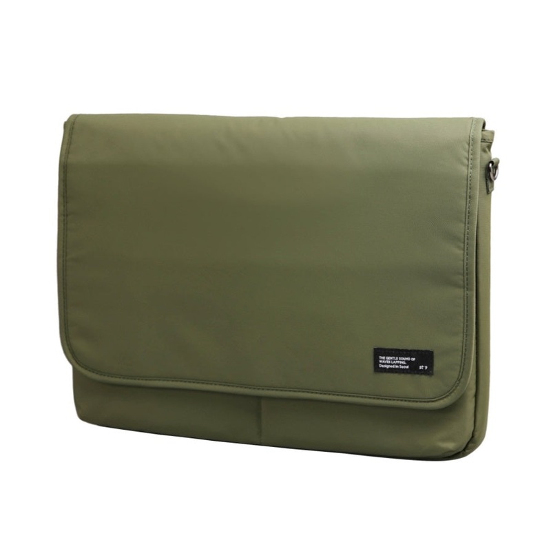 15.6/16 inch Laptop Sleeve Padded Shoulder Bag Travel Carry Case LATO KHAKI V274-OF-DST-LAPBG108L-KH