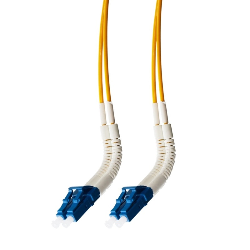 2m LC Flexi Boot – LC Flexi Boot OS1 / OS2 Singlemode Fibre Optic Duplex Cable 015.010.3103