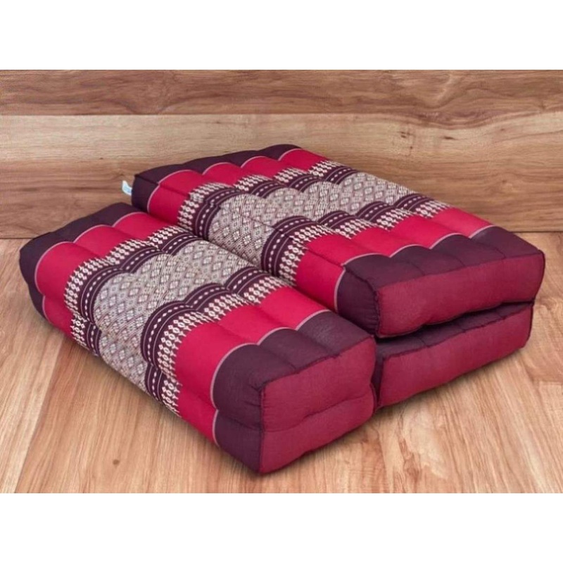 3-Fold Zafu Meditation Cushion Medium Size-RED V277-TTP3SEARBVLUERED