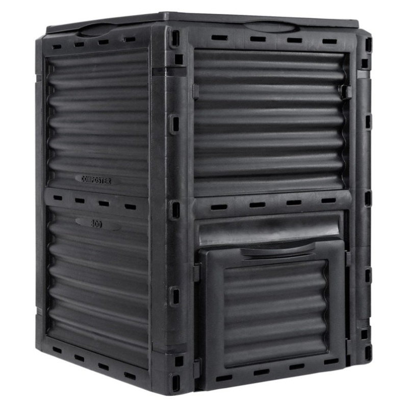 300L Large Garden Outdoor Compost Bin Composter BPA Free Compost Barrel V324-GDCOBIN-300L