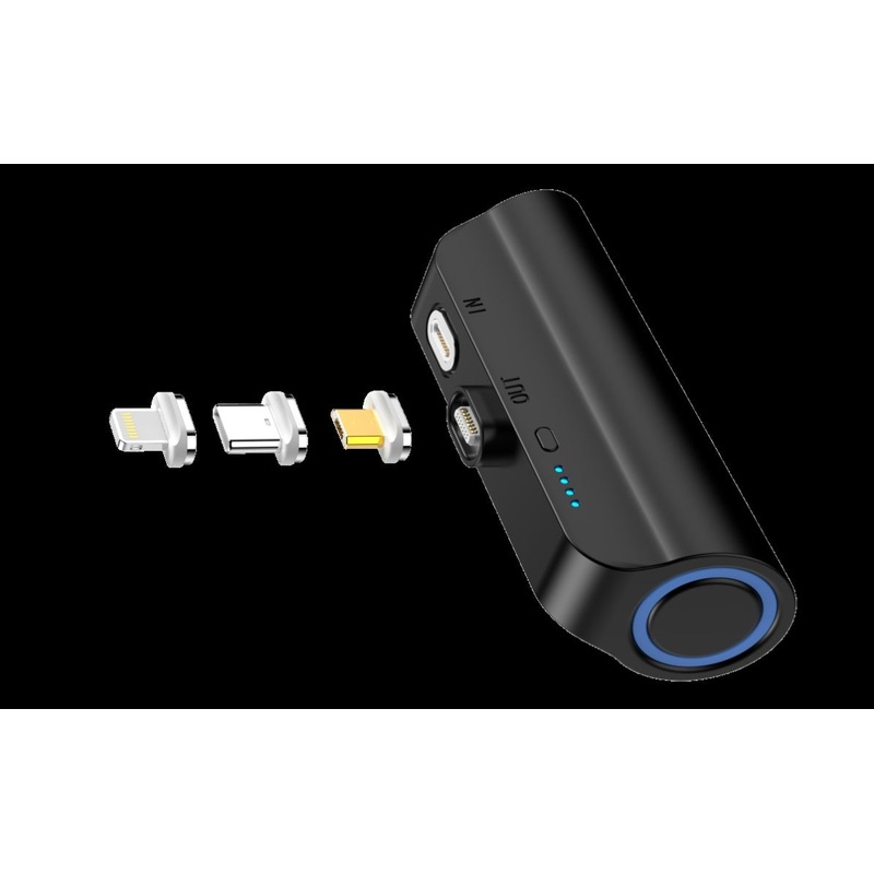 CHOETECH B660-BK 3000mAh Mini Power Bank with 3 Magnetic Connectors V28-ELECHOB660BK