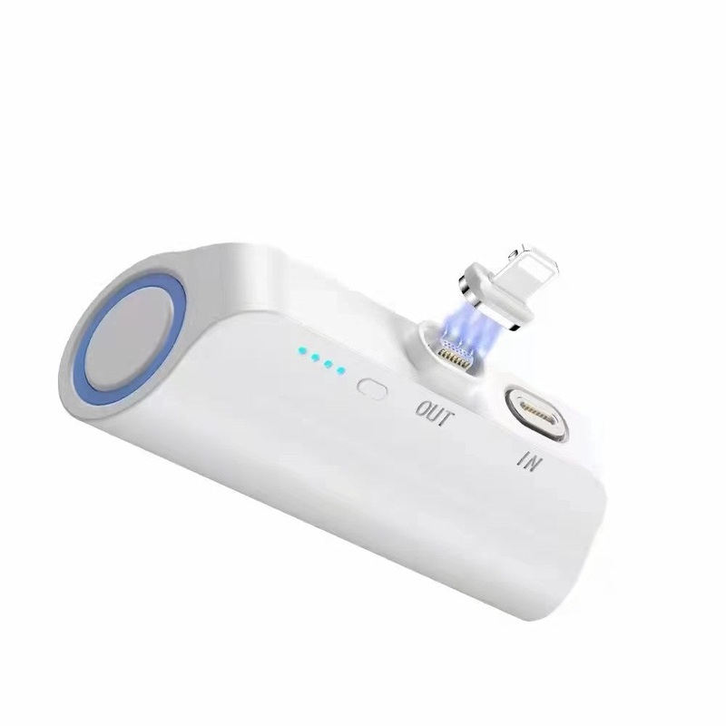 CHOETECH B660-WH 3000mAh Mini Power Bank with 3 Magnetic Connectors V28-ELECHOB660WH