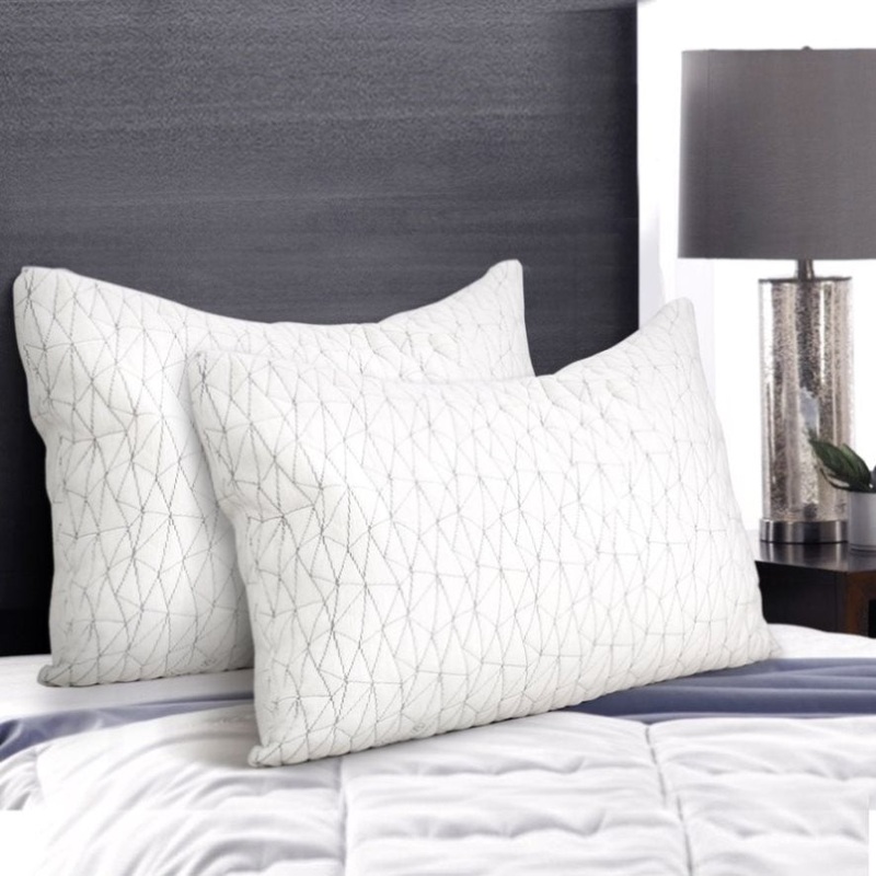 Giselle Bedding Memory Foam Pillow King Size Twin Pack PILLOW-MEFO-RAYON-K