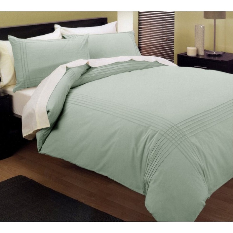 Kingtex Pintuck Quilt Cover Set Melon Single V442-KIT-QUILTCS-PINTUCK-MELON-SB