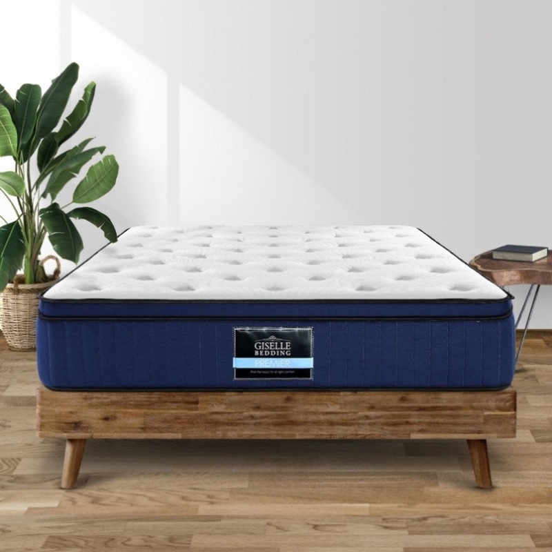 Giselle Bedding 34cm Mattress Cool Gel Memory Foam 7 Zone Double MATTRESS-8602-D137