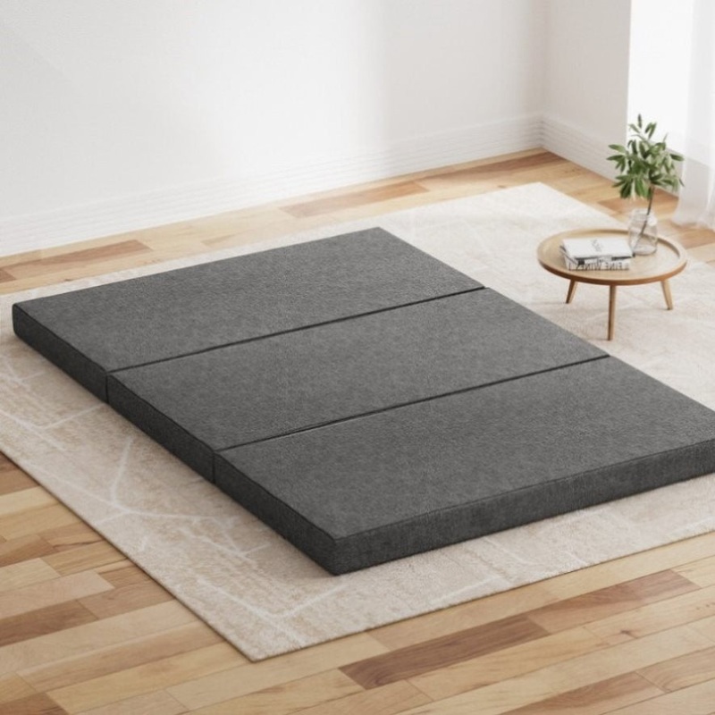 Giselle Bedding Foldable Mattress Folding Foam Double Grey FOAM-MFM-TRIO-DOU-GY