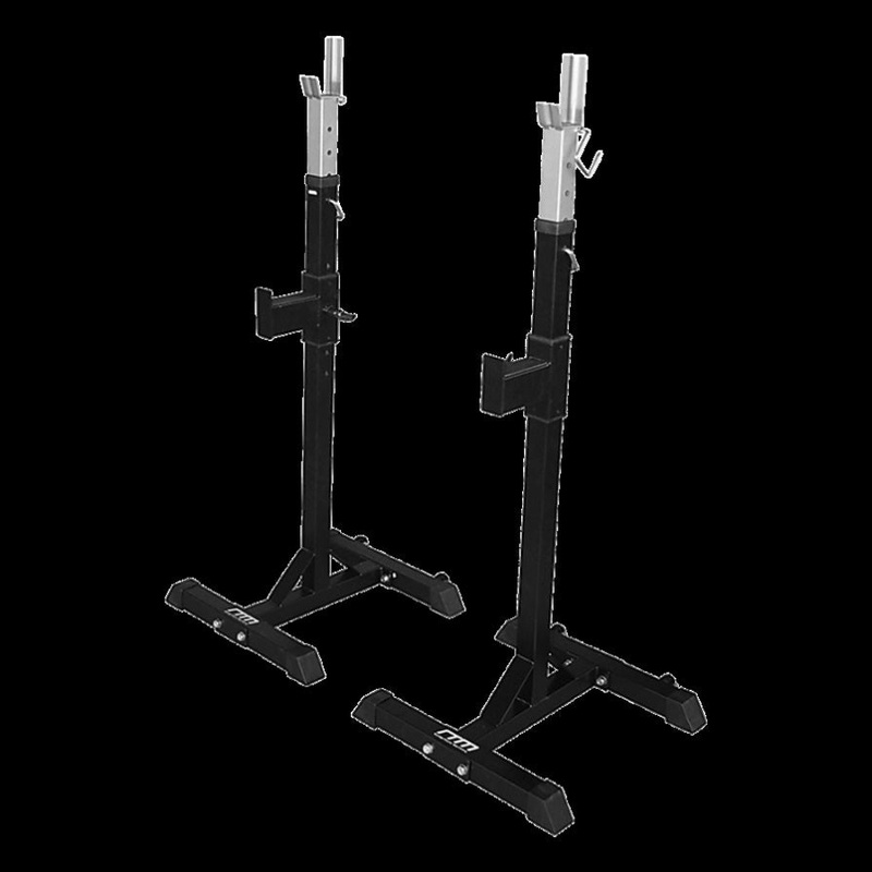 Squat Rack Stand Pair Bench Press Weight Lifting Barbell V63-759965