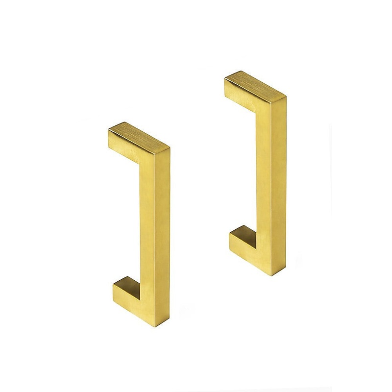 15x Brushed Brass Drawer Pulls Kitchen Cabinet Handles – Gold Finish 96mm V63-835811