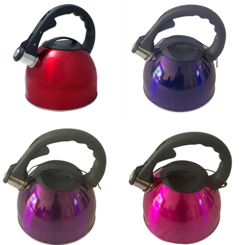 2.6L Stainless Steel Whistling Kettle V498-COLORPOTBLUE