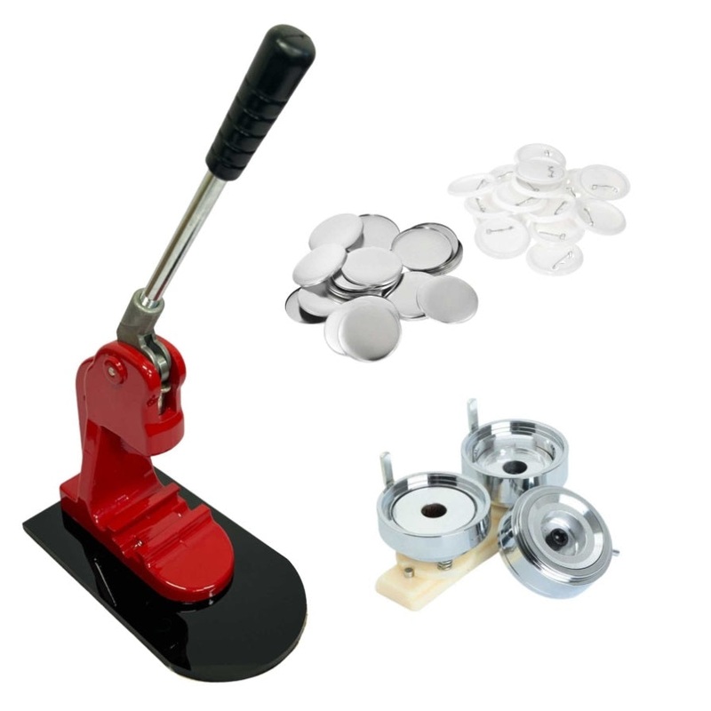 Button Badge Making Set 58mm – Maker + Mould + Badges V238-SUPDZ-40039980105808