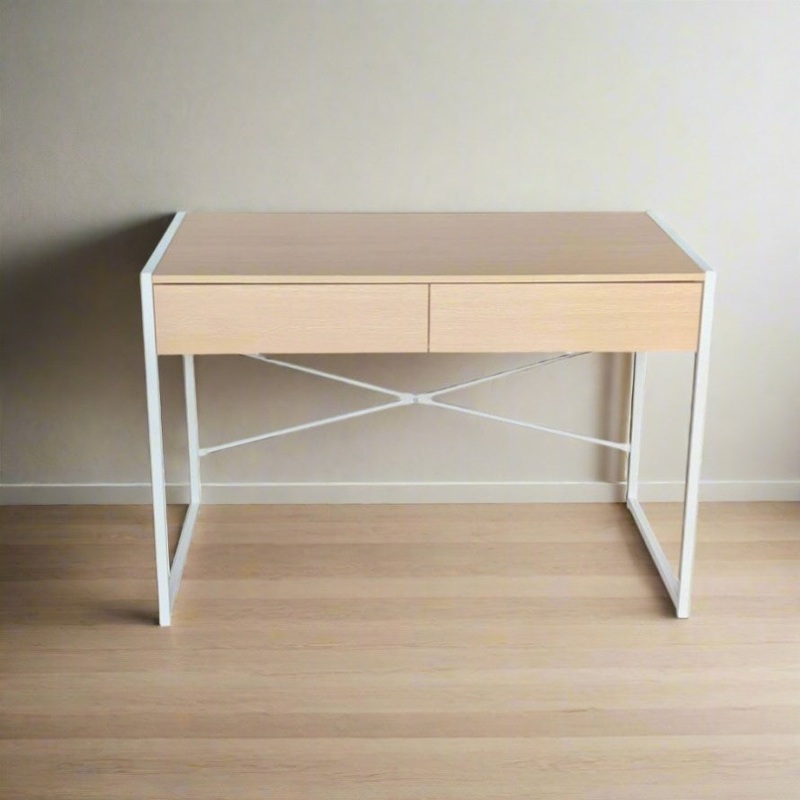 Minimalist Study Desk With Drawers/Office Table/MDF V1057-DM6031