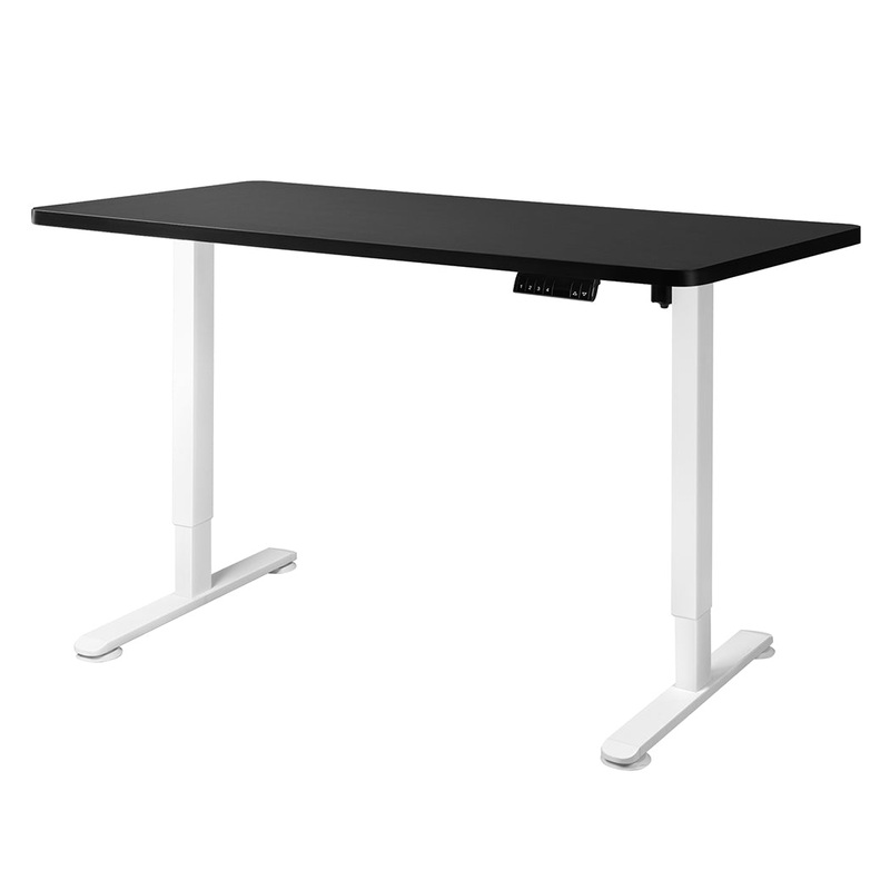 Levede Motorised Standing Desk Adjustable 140cm Black 1000x 1MM DH4948-140S-WHBK