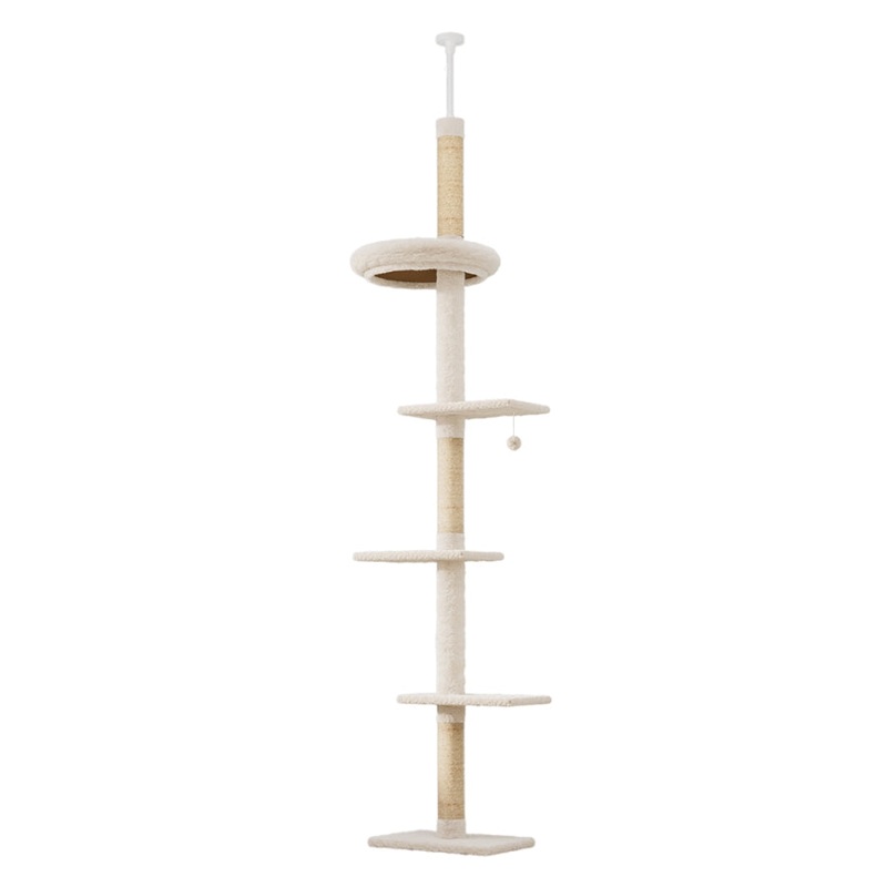 Pawz Cat Tree Tower Scratching Post Scratcher 230-275cm PT1269-BG