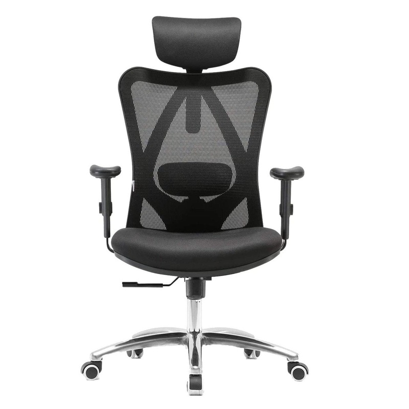 Sihoo M18 Ergonomic Office Chair, Computer Chair Desk Chair High Back Chair Breathable,3D Armrest V255-SIHOO-M18-025-BK
