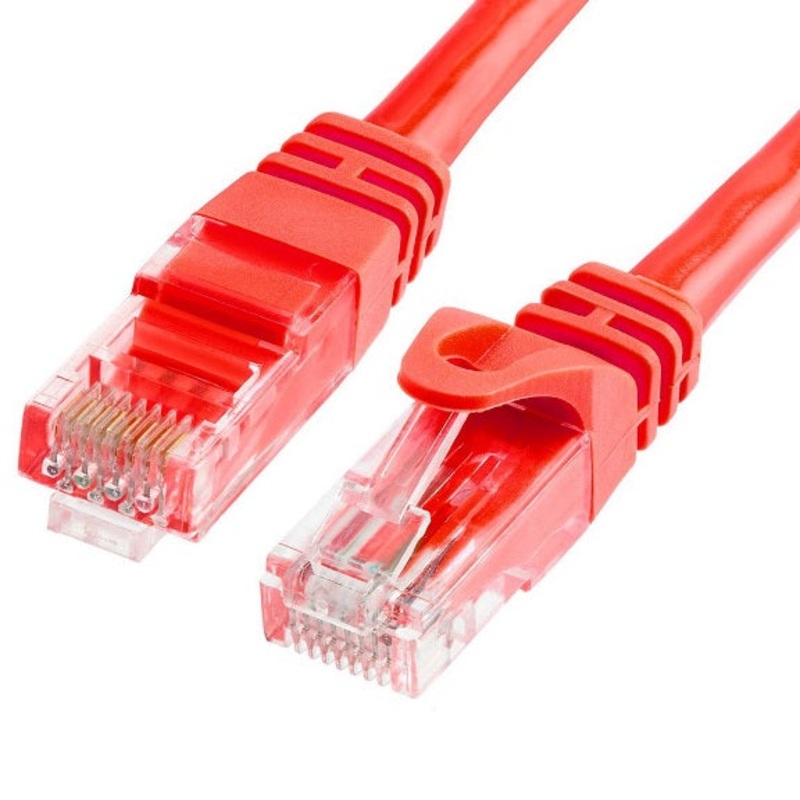 ASTROTEK CAT6 Cable 30m – Red Color Premium RJ45 Ethernet Network LAN UTP Patch Cord 26AWG-CCA PVC V177-L-CBAT-RJ45REDU6-30M