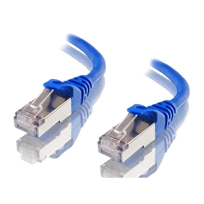 ASTROTEK CAT6A Shielded Ethernet Cable 50m Blue Color 10GbE RJ45 Network LAN Patch Lead S/FTP LSZH V177-L-CBAT-CAT6ABLU50M