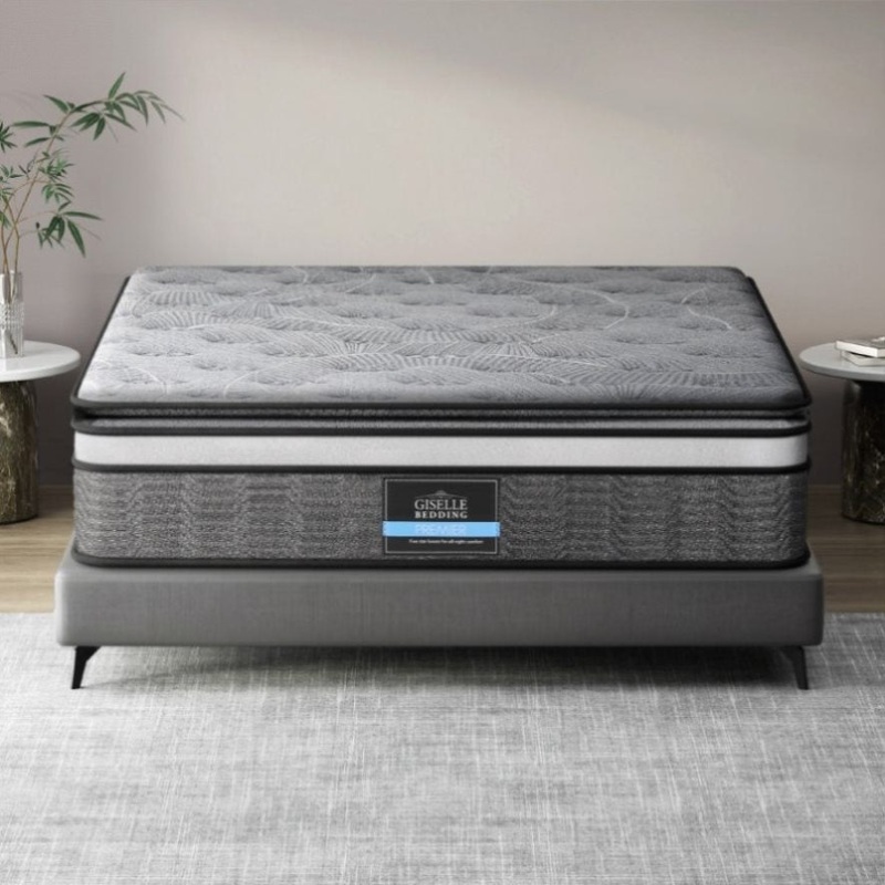 Giselle Bedding 34cm Mattress Double Layer Pocket Spring King MATTRESS-MINI-PS-K