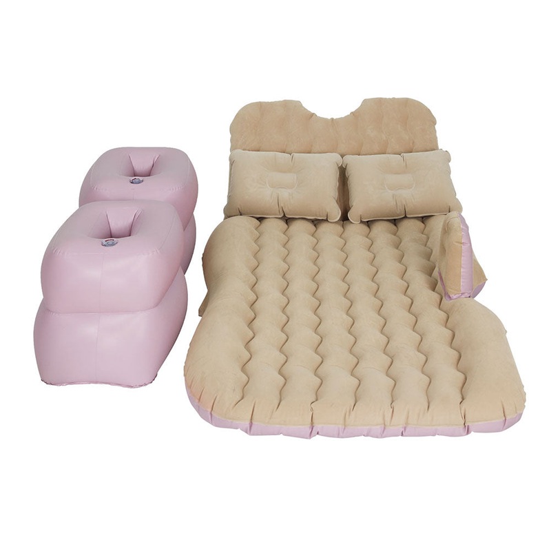 Weisshorn Car Mattress 176×80 Inflatable SUV Back Seat Camping Bed Beige CB-MT-135X80X50-BG